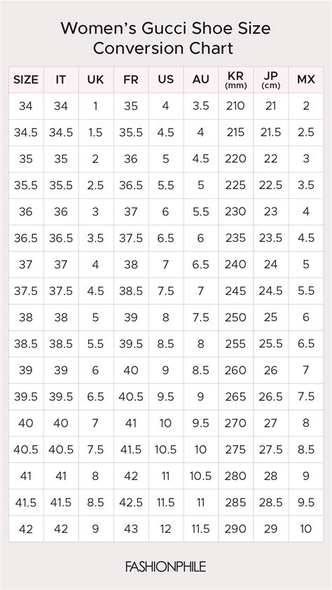 gucci size 6|gucci size conversion chart.